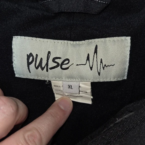 Pulse Black Pinstripe Cargo Pants - Picture 4 of 4